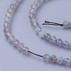 Natural Labradorite Beads Strands X-G-F619-15-3mm-3