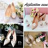 Alloy Rhinestone Shoe Clip Findings FIND-FG0001-02P-7