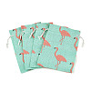 Polycotton(Polyester Cotton) Packing Pouches Drawstring Bags ABAG-T007-02E-2