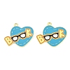 Alloy Enamel Pendants ENAM-L055-01J-01-1