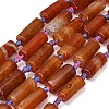 Natural Dragon Veins Agate Beads Strands GG-CBAD37B-01-2
