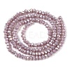 Electroplate Glass Beads Strands EGLA-A044-P1mm-B13-3