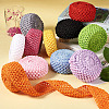 2 Rolls 2 Sizes Polyester Elastic Ribbon EW-TA0001-02J-9
