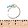 Brass Cuff Open Rings for Women KK-CBA17E5-03P-02-5
