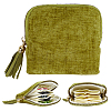 Velvet Jewelry Storage Zipper Bags with Tassel ABAG-PA0001-01A-1