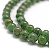 Natural Green Aventurine Beads Strands X-G-E380-02-6mm-3