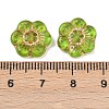 Czech Pressed Glass Beads GLAA-I061-32C-3