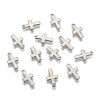 Tarnish Resistant Stainless Steel Tiny Cross Charms STAS-Q168-07-1