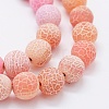 Natural Weathered Agate Beads Strands G-K261-01-8mm-3