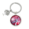 Alloy Glass Keychains KEYC-YW00008-04-1