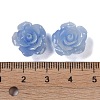 Synthetic Coral 3D Flower Rose Beads X-CORA-A005-14mm-28-3