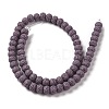 Natural Lava Rock Dyed Beads Strands G-Z036-B01-09-2