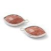 Synthetic Goldstone Pendants G-B009-01P-K-2