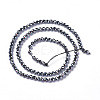 Terahertz Stone Beads Strands G-F596-37-4mm-2