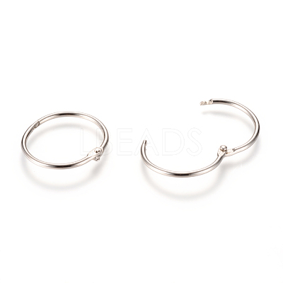Iron Loose Leaf Book Binder Hinged Rings X-IFIN-T004-01P-1