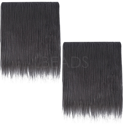 2Pcs Faux Fur Squares Fabric DIY-GF0011-26A-1