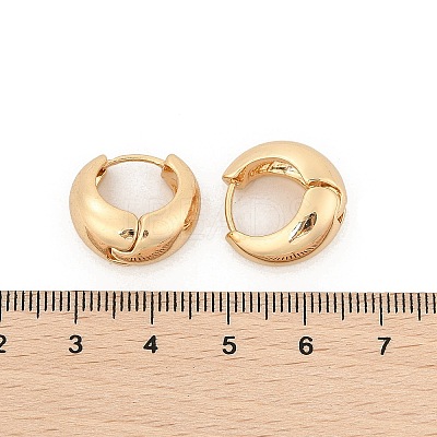 Brass Hoop Earrings for Women EJEW-U041-02G-1