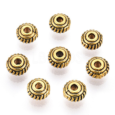 Tibetan Style Spacer Beads GLF0149Y-NF-1