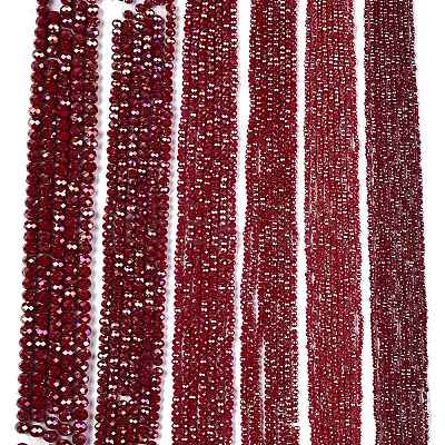 Electroplate Glass Beads Strands LS-EGLA-A044-P6mm-B02-1