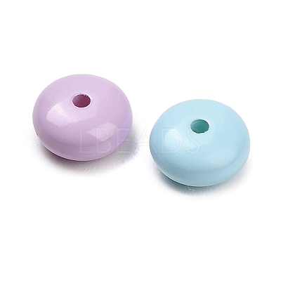 Opaque Acrylic Beads OACR-D043-10-1