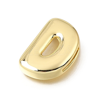 Brass Slide Charms KK-Z163-01G-D-1