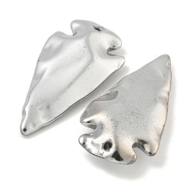 Electroplated Synthetic Non-Magnetic Hematite Pendants G-C136-03D-1