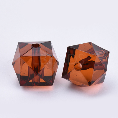 Transparent Acrylic Beads TACR-Q259-8mm-V60-1