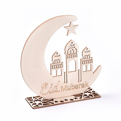 Eid Mubarak Wooden Ornaments LS-WOOD-D022-A03-1