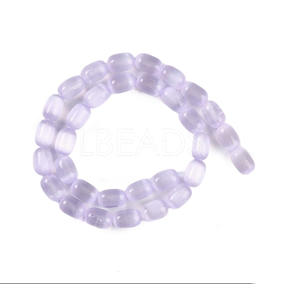 Natural Selenite Beads Strands G-F750-19-1