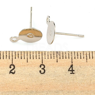 Brass Stud Earring Findings LS-KK-K225-02B-P-1