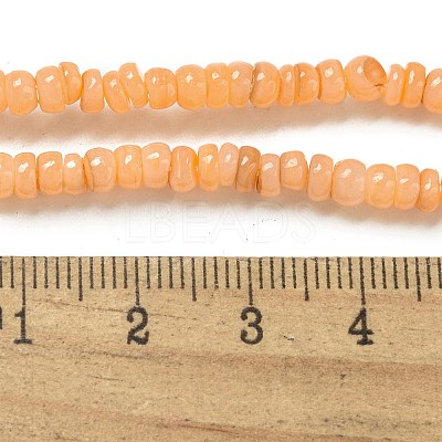Dyed Natural Freshwater Shell Beads Strands BSHE-G039-07A-1