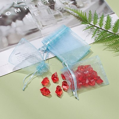 Organza Gift Bags with Drawstring X-OP-R016-7x9cm-08-1