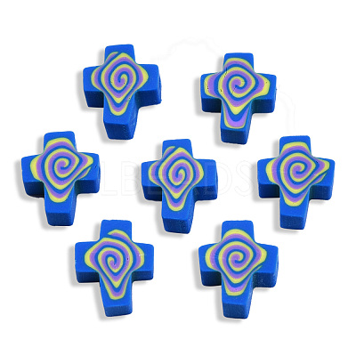Handmade Polymer Clay Beads CLAY-T020-30A-1