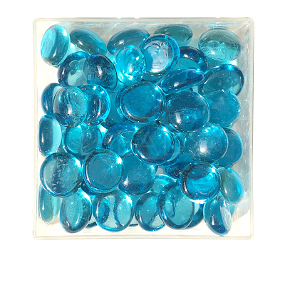 Transparent Glass Cabochons GLAA-WH0015-20I-1