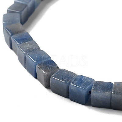 Dyed & Heated Natural Blue Aventurine Beads Strands G-I327-A01-1