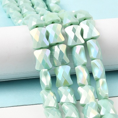 AB Color Plate Glass Beads Strands EGLA-P051-06A-B09-1