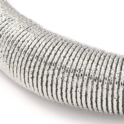 Iron Round Snake Chains Choker Necklaces NJEW-P289-04P-1