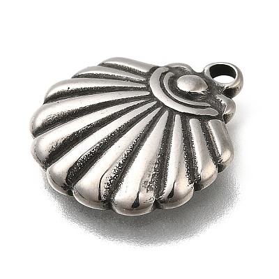 Retro 304 Stainless Steel Pendants STAS-L284-13AS-1