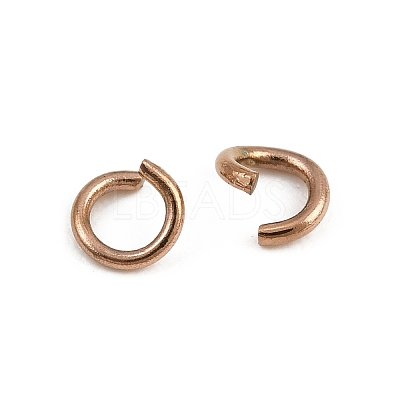 304 Stainless Steel Open Jump Rings STAS-M235-02D-RG-1