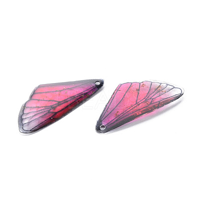 Transparent Resin Pendants X-RESI-Q216-001-1