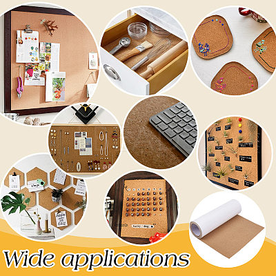 Cork Insulation Roll AJEW-WH0709-220B-1-1