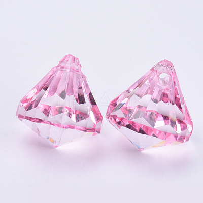 Transparent Acrylic Pendants TACR-Q260-C-V03-1