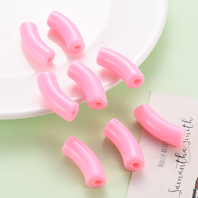 Opaque Acrylic Beads MACR-S372-001B-S004-1