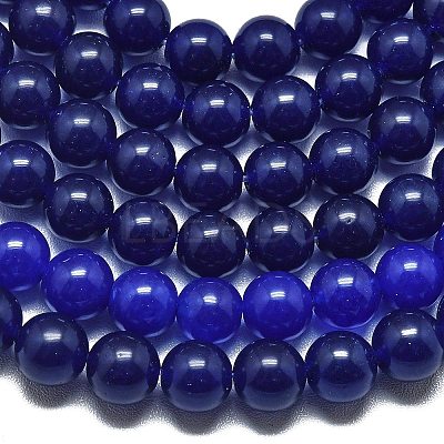Natural Malaysia Jade Beads Strands G-L645-C01-12mm-18-1