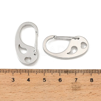 304 Stainless Steel Rock Climbing Carabiners STAS-F364-02P-03-1