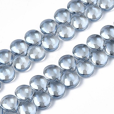 Electroplate Glass Beads Strand EGLA-S188-27-A01-1