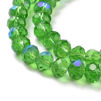 Electroplate Glass Beads Strands X1-EGLA-A034-T8mm-L08-1