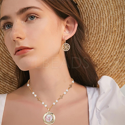 6Pcs Brass Locket Pendants KK-BBC0015-47-1