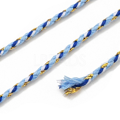 4-Ply Polycotton Cord with Metallic Thread OCOR-Z003-C26-1