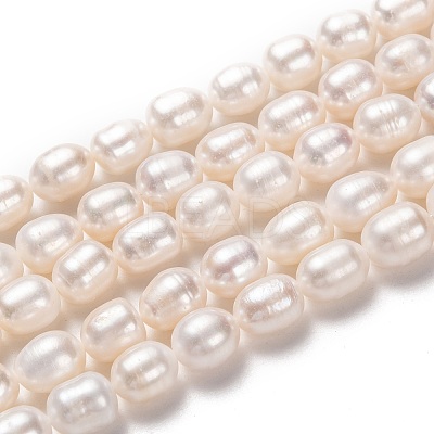 Natural Cultured Freshwater Pearl Beads Strands PEAR-L033-83-1
